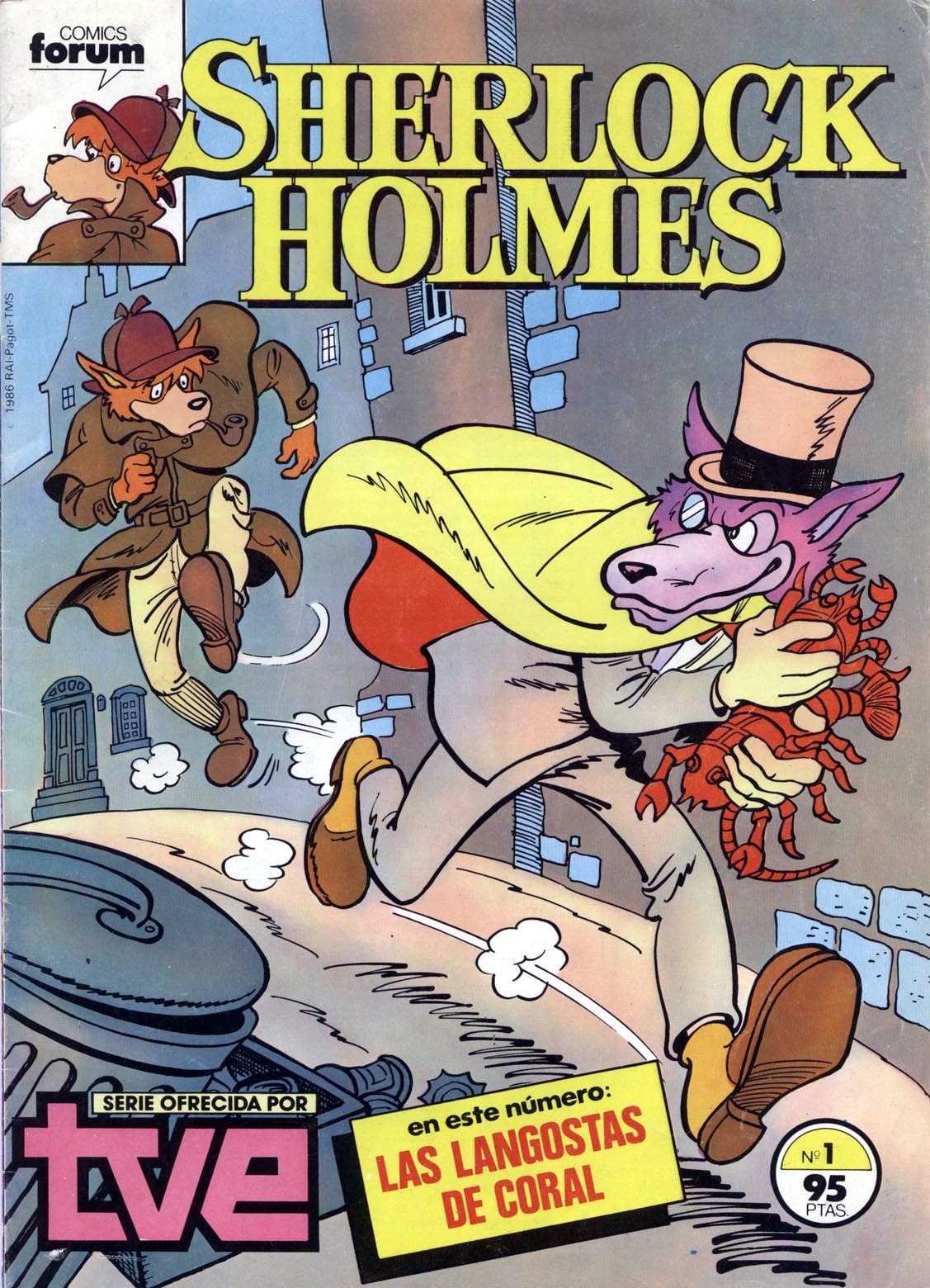 Portada ampliada de SHERLOCK HOLMES
