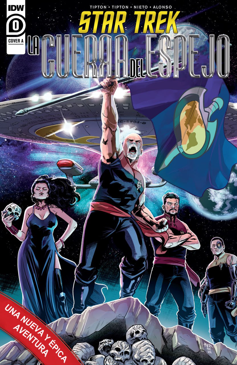 Portada ampliada de STAR TREK LA GUERRA DEL ESPEJO