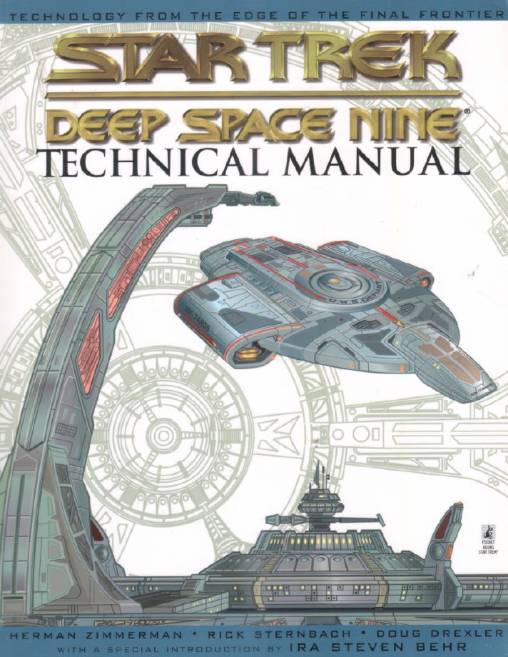 Portada ampliada de STAR TREK DEEP SPACE NINE TECHNICAL MANUAL