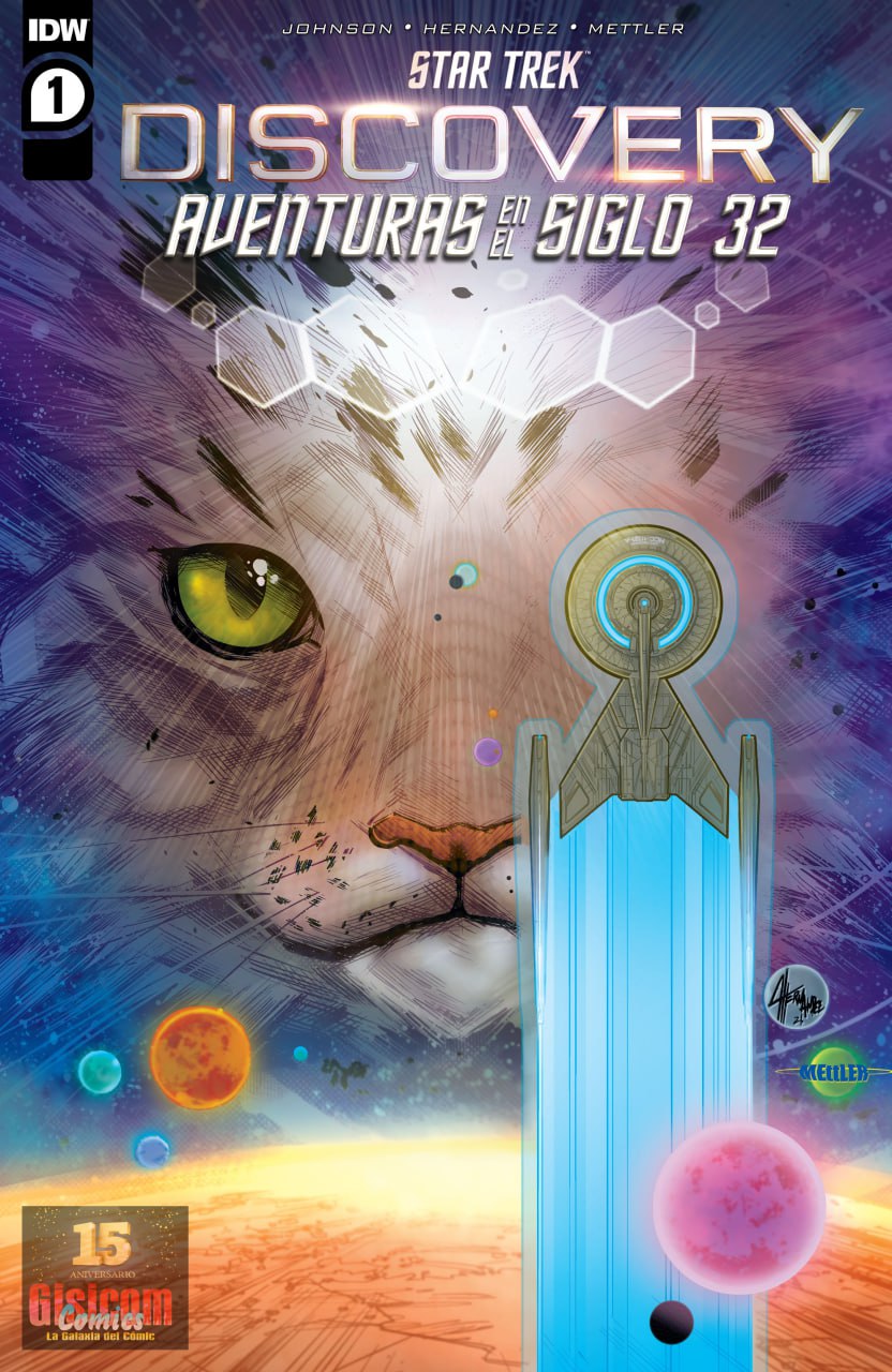 Portada ampliada de STAR TREK DISCOVERY AVENTURAS EN EL SIGLO