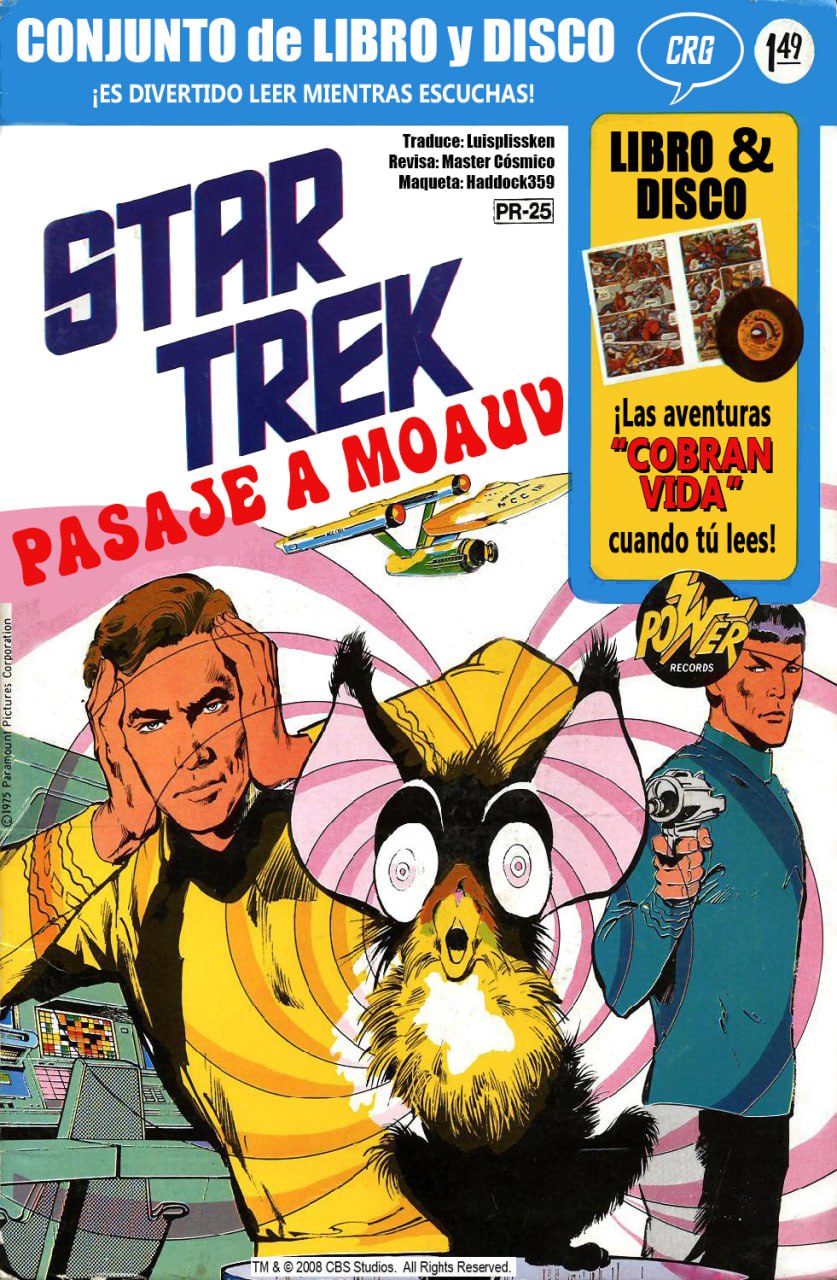 Portada ampliada de STAR TREK