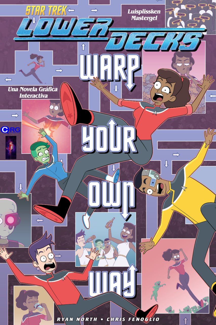 Portada ampliada de STAR TREK LOWER DECKS WARP YOUR OWN WAY