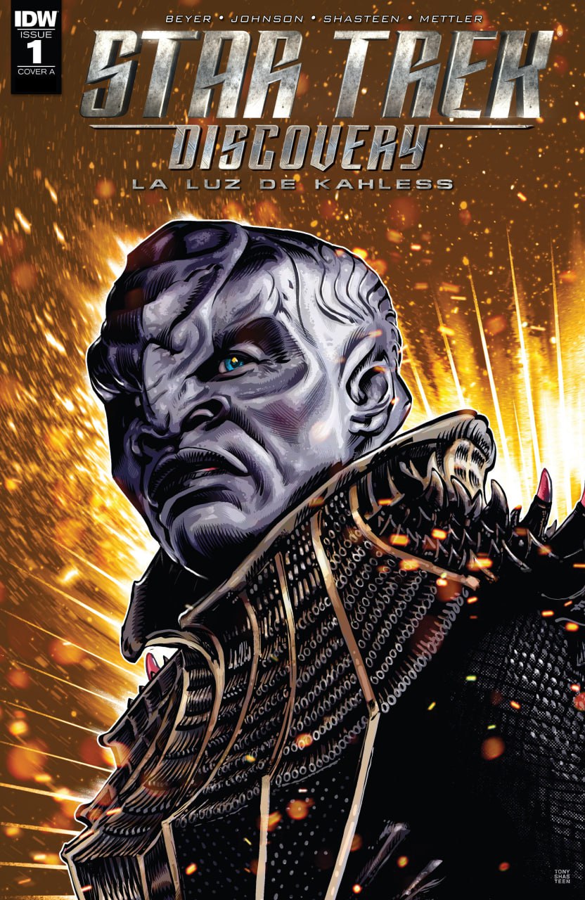 Portada ampliada de STAR TREK DISCOVERY LA LUZ DE KAHLESS