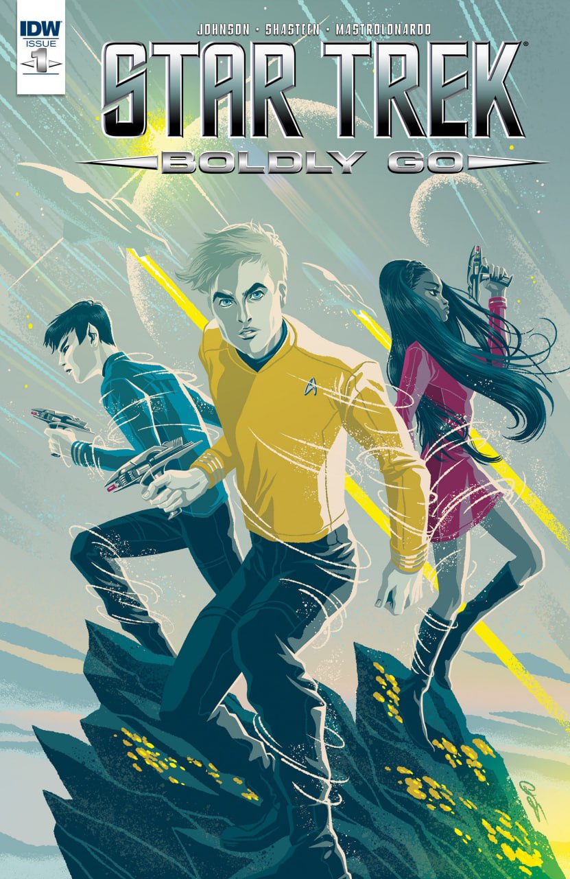 Portada ampliada de STAR TREK BOLDLY GO