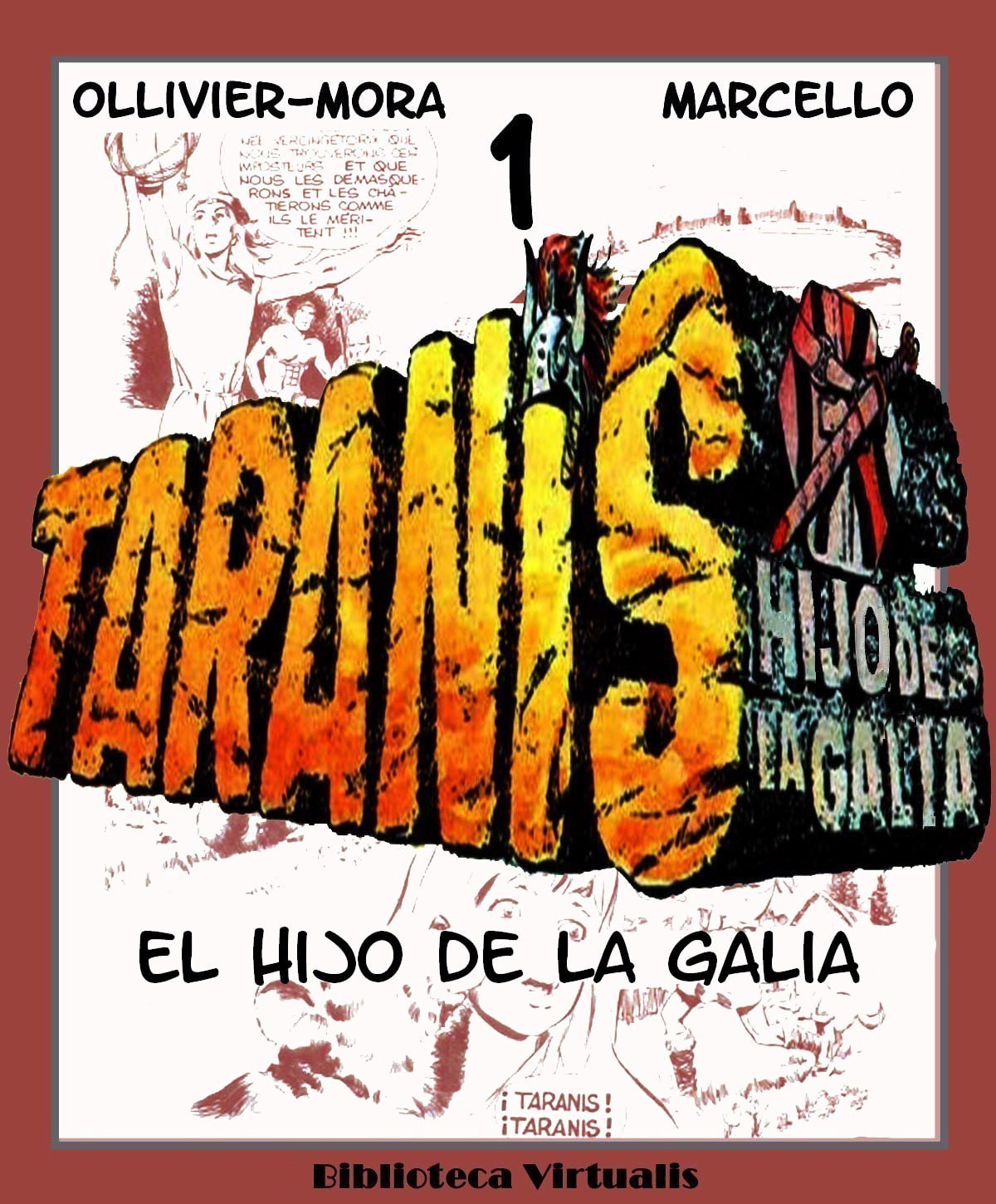 Portada ampliada de Taranis El hijo de la Galia