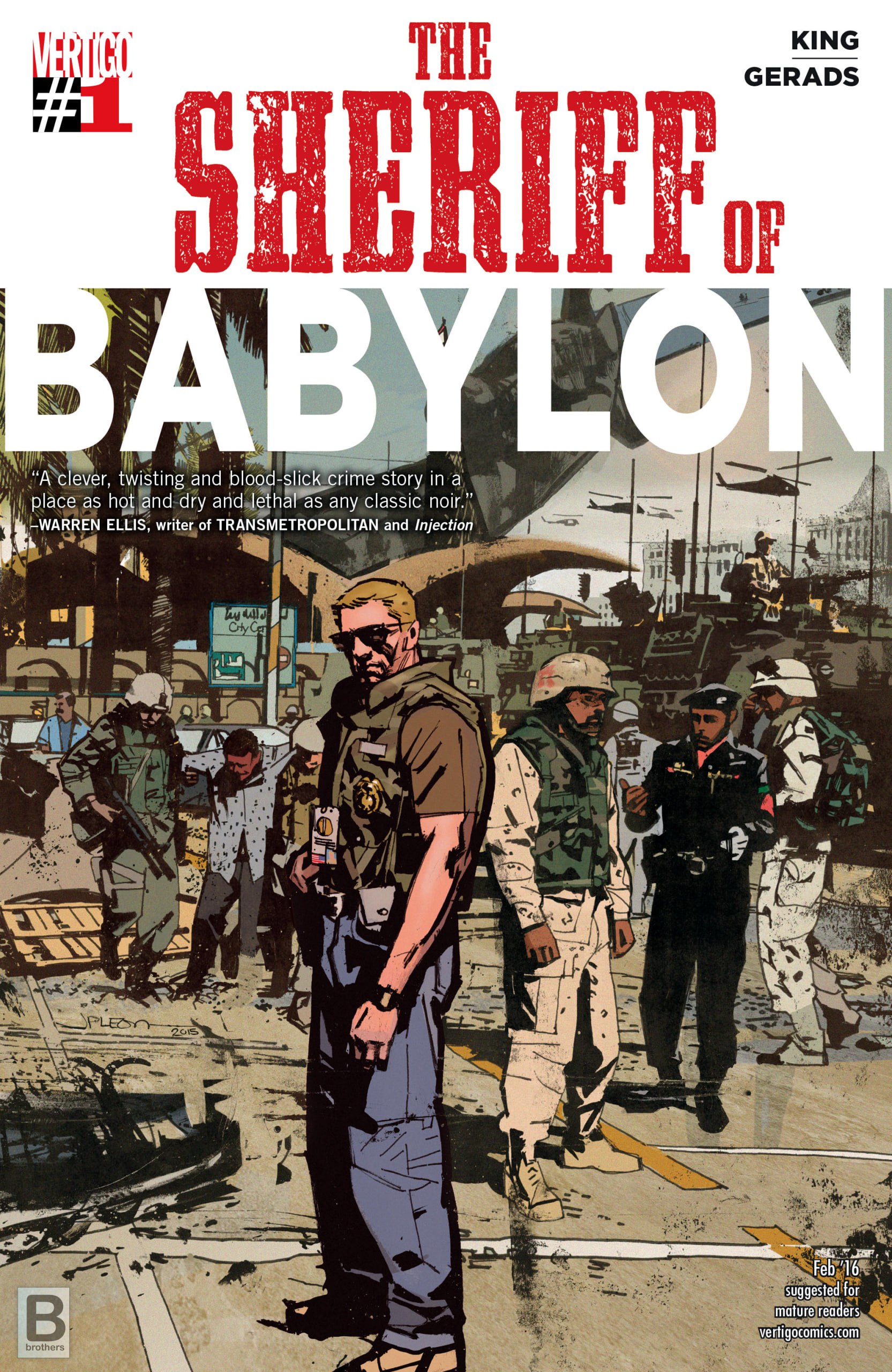 Portada ampliada de THE SHERIFF OF BABYLON