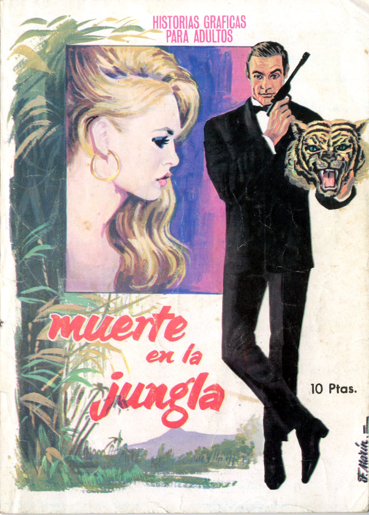Portada ampliada de muerte en la jungla
