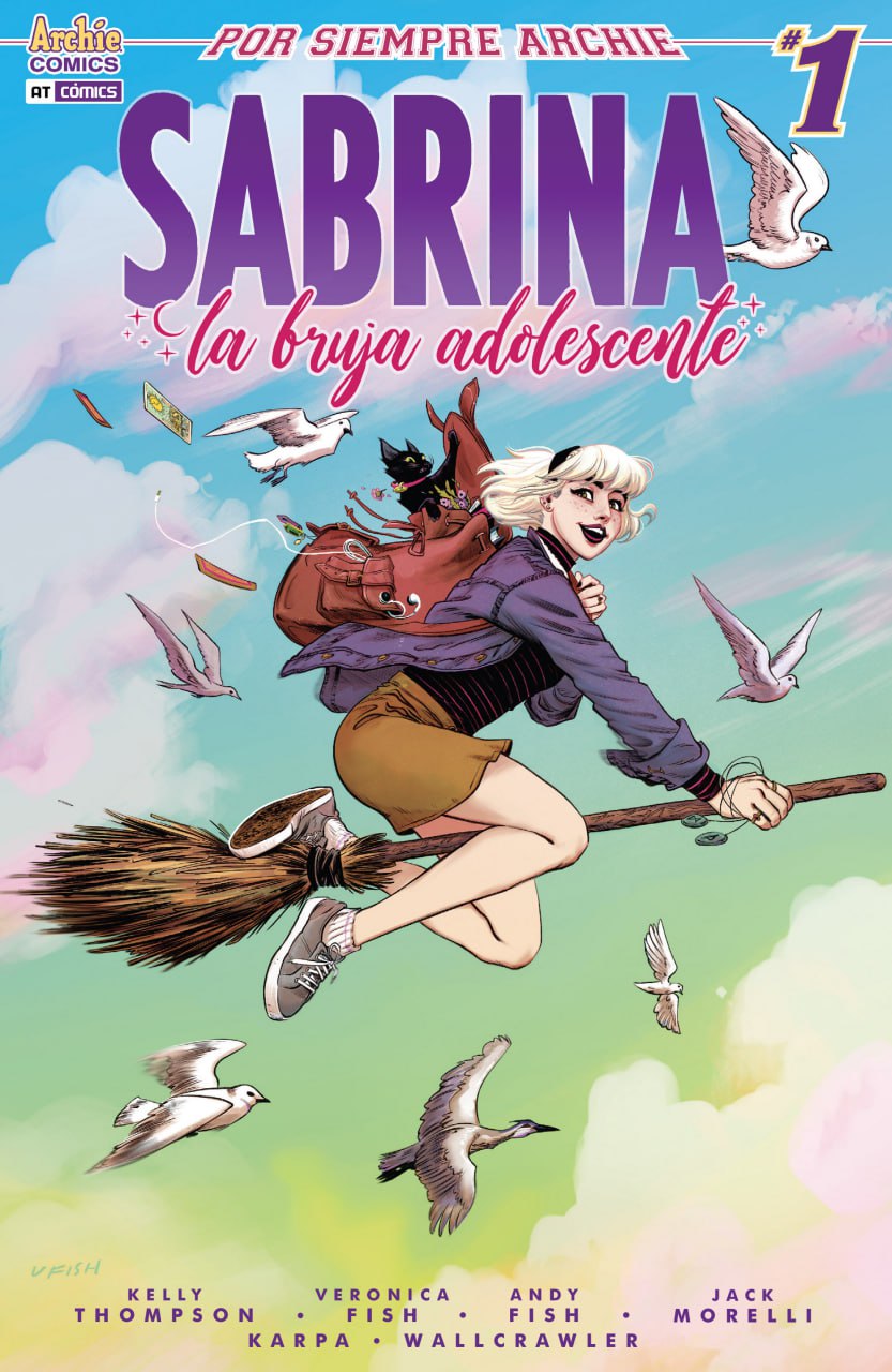 Portada ampliada de SABRINA la bruya adolescente