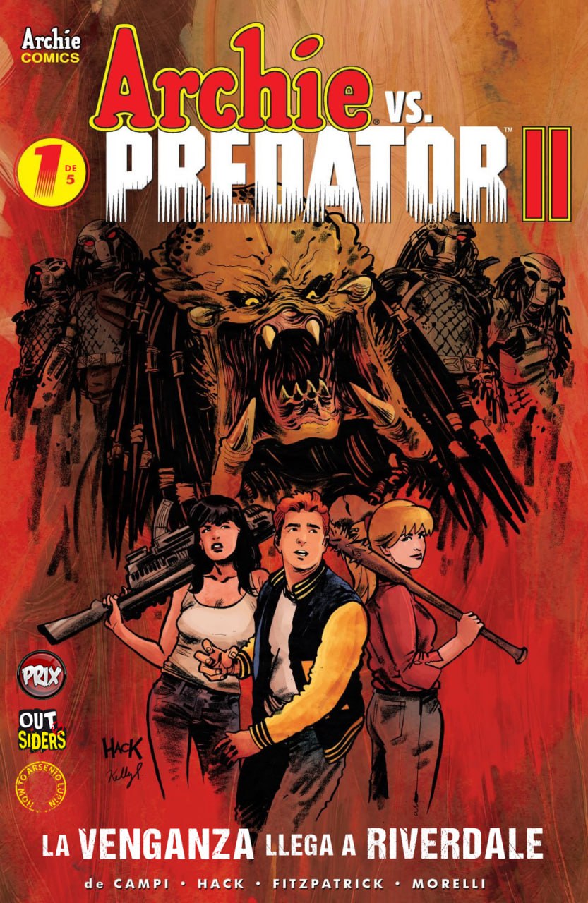 Portada ampliada de Archie vs. Predator II