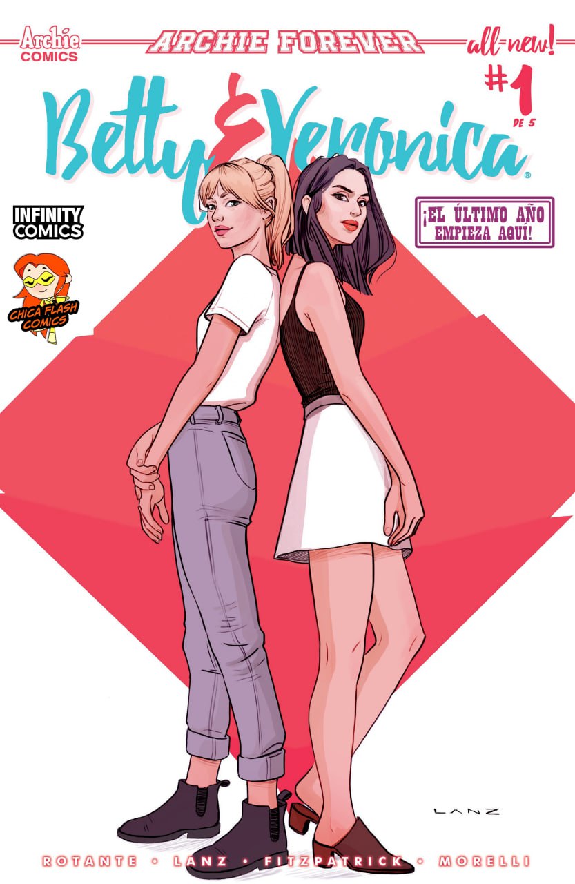 Portada ampliada de Betty & Veronica