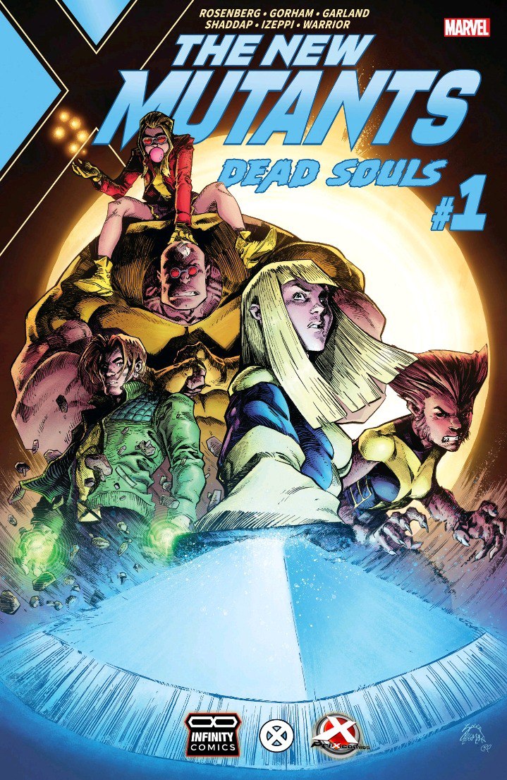 Portada ampliada de THE NEW MUTANTS DEAD SOULS #