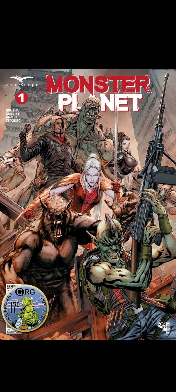 Portada ampliada de MONSTER PLANET