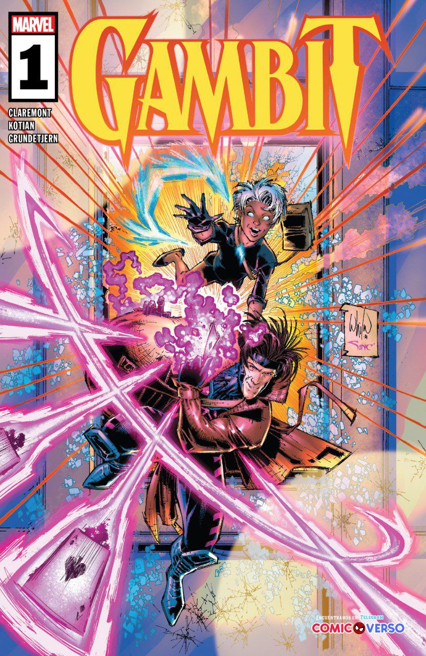 Portada ampliada de Gambit