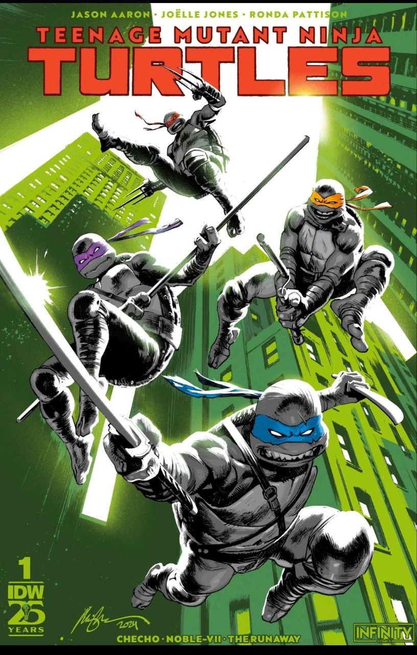 Portada ampliada de TEENAGE MUTANT NINJA TURTLES