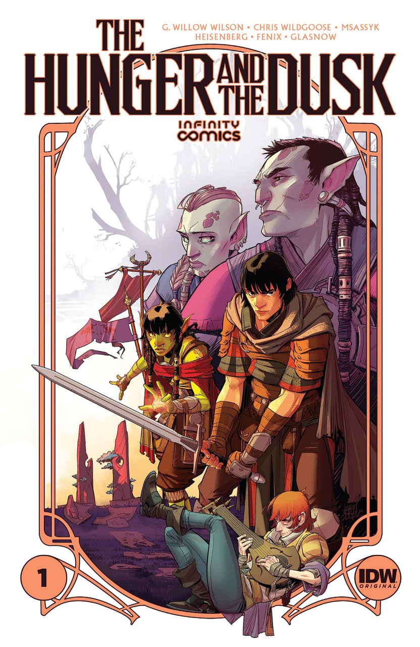Portada ampliada de THE HUNGER AND THE DUSK