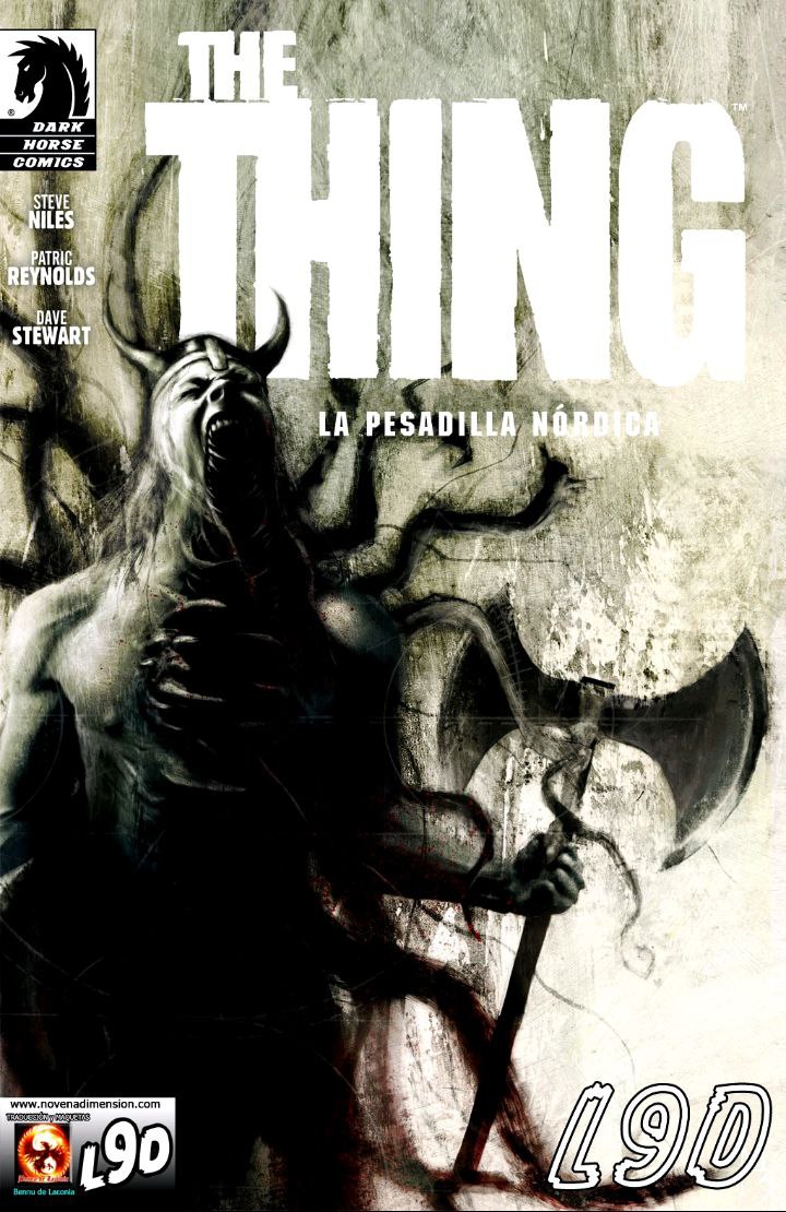 Portada ampliada de THE THING