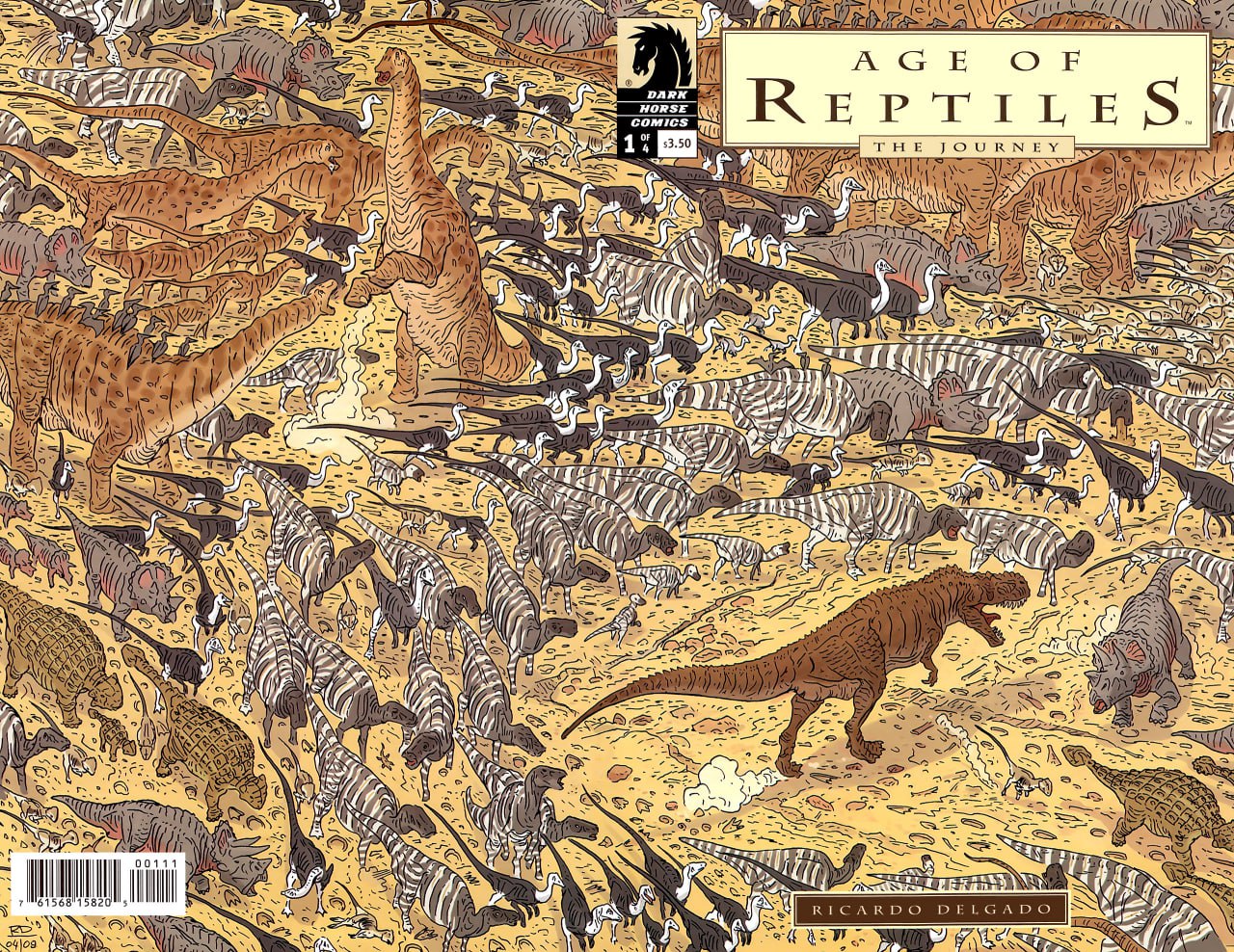Portada ampliada de AGE OF REPTILES
