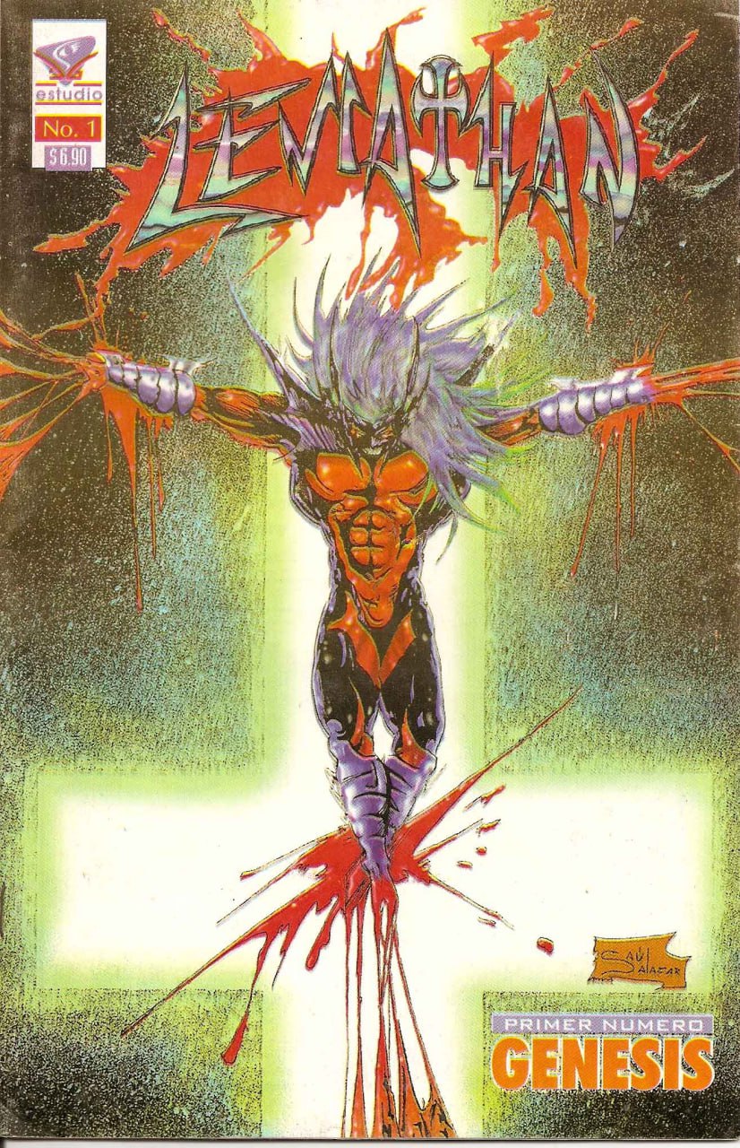 Portada ampliada de Of Levathan