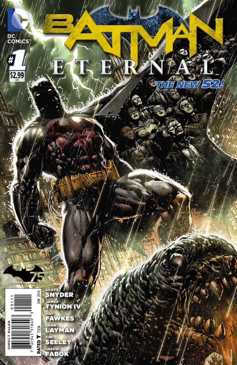 Portada ampliada de BATMAN ETERNAL