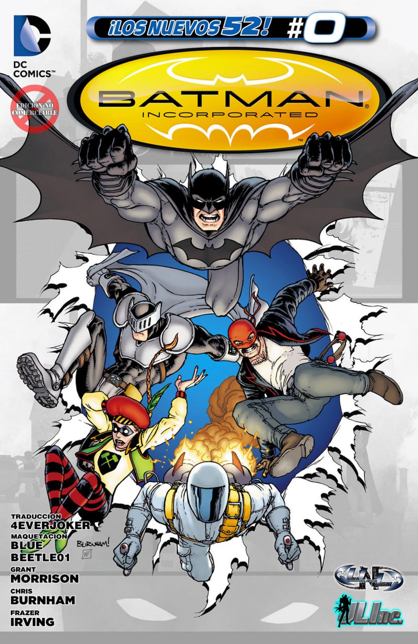 Portada ampliada de BATMAN INCORPORATED