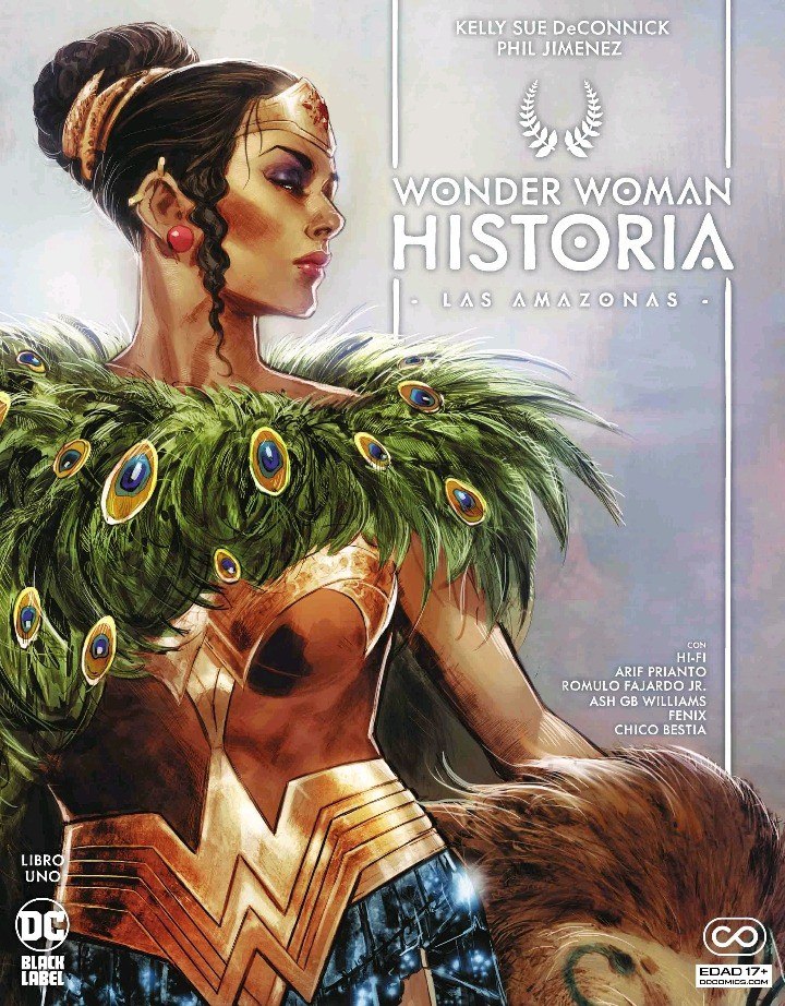Portada ampliada de WONDER WOMAN HISTORIA