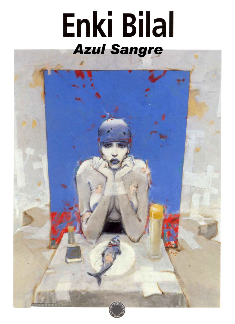 Portada ampliada de Azul Sangre