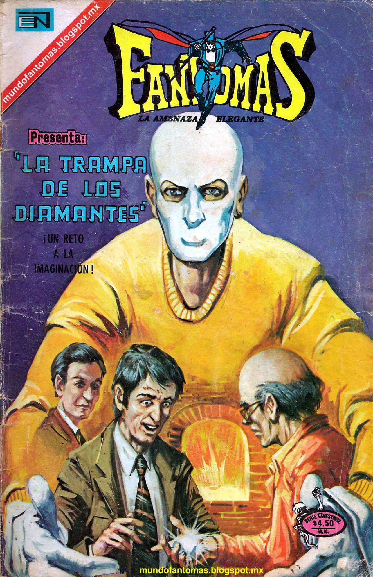 Portada ampliada de Fantomás
