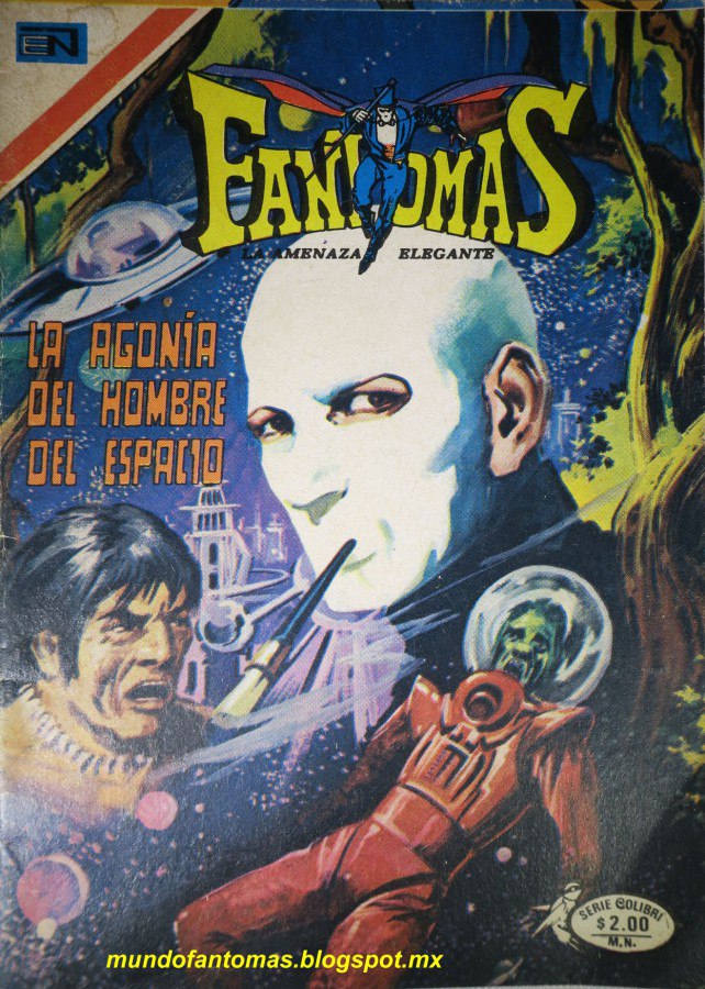 Portada ampliada de Fantomas