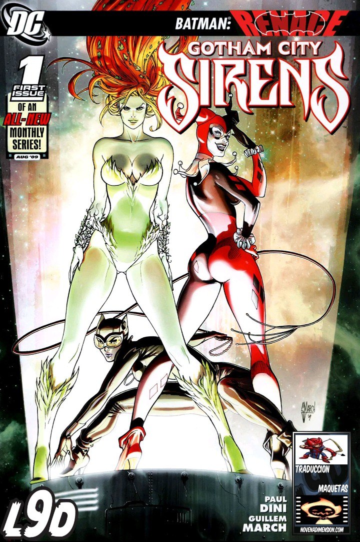 Portada ampliada de BATMAN: ECHOES OF GOTHAM CITY SIRENS