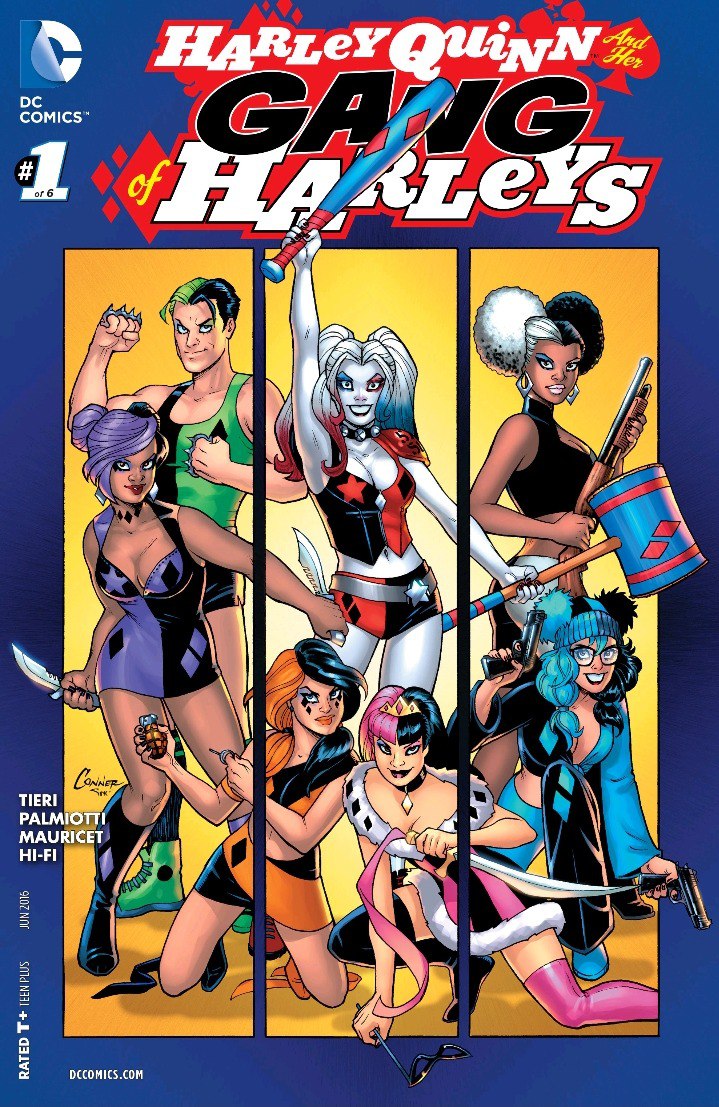 Portada ampliada de HARLEY QUINN AND THE GANG OF HARLEYS