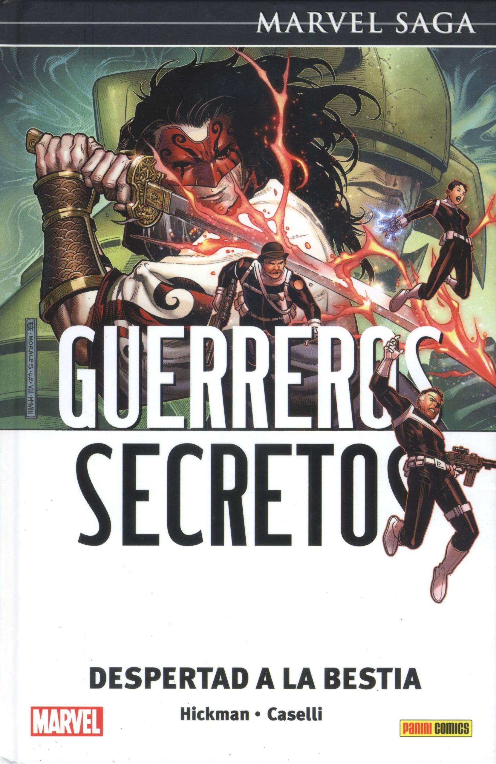 Portada ampliada de GUERREROS SECRETOS DESPERTAD A LA BESTIA
