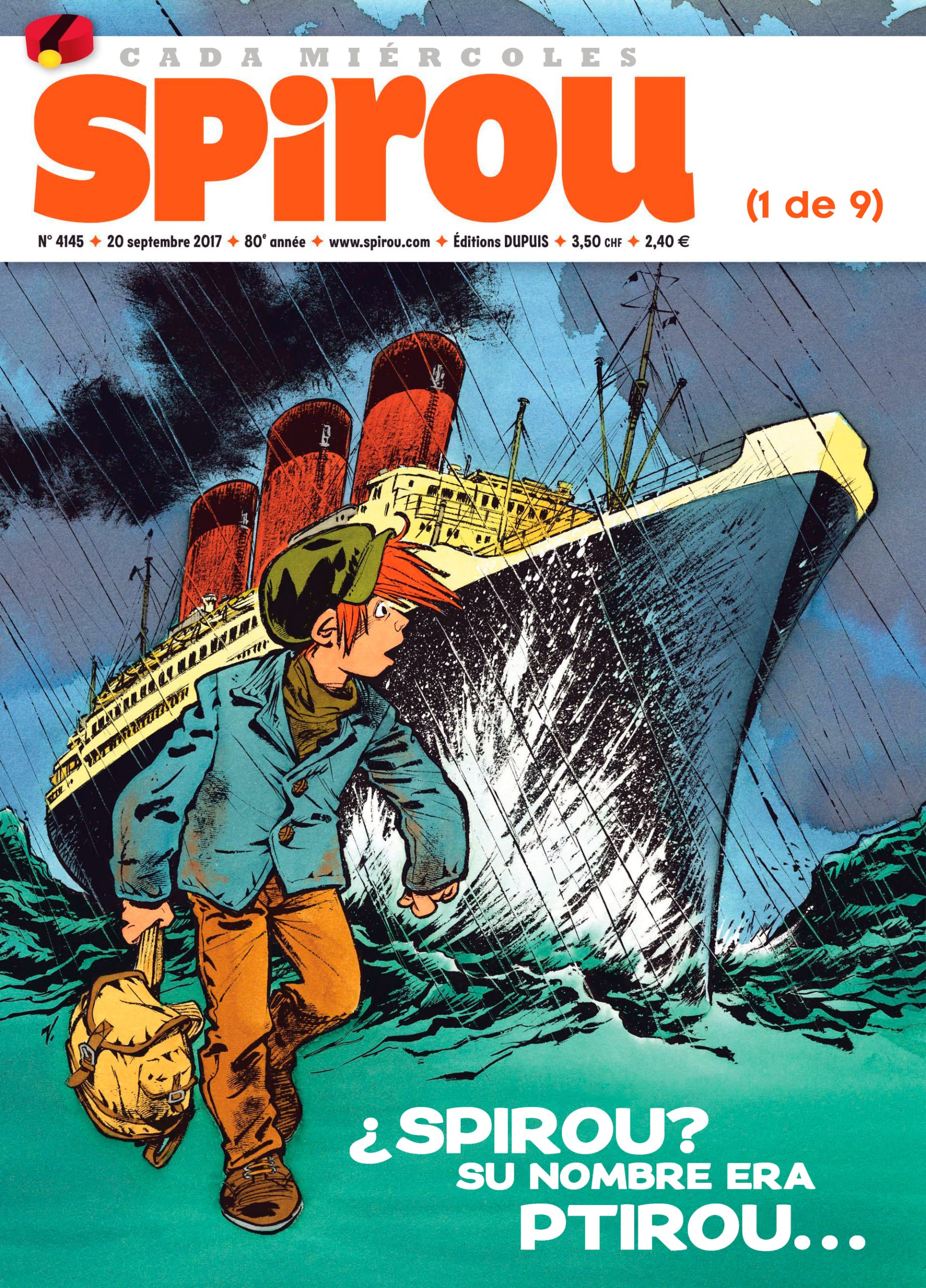 Portada ampliada de Spirou