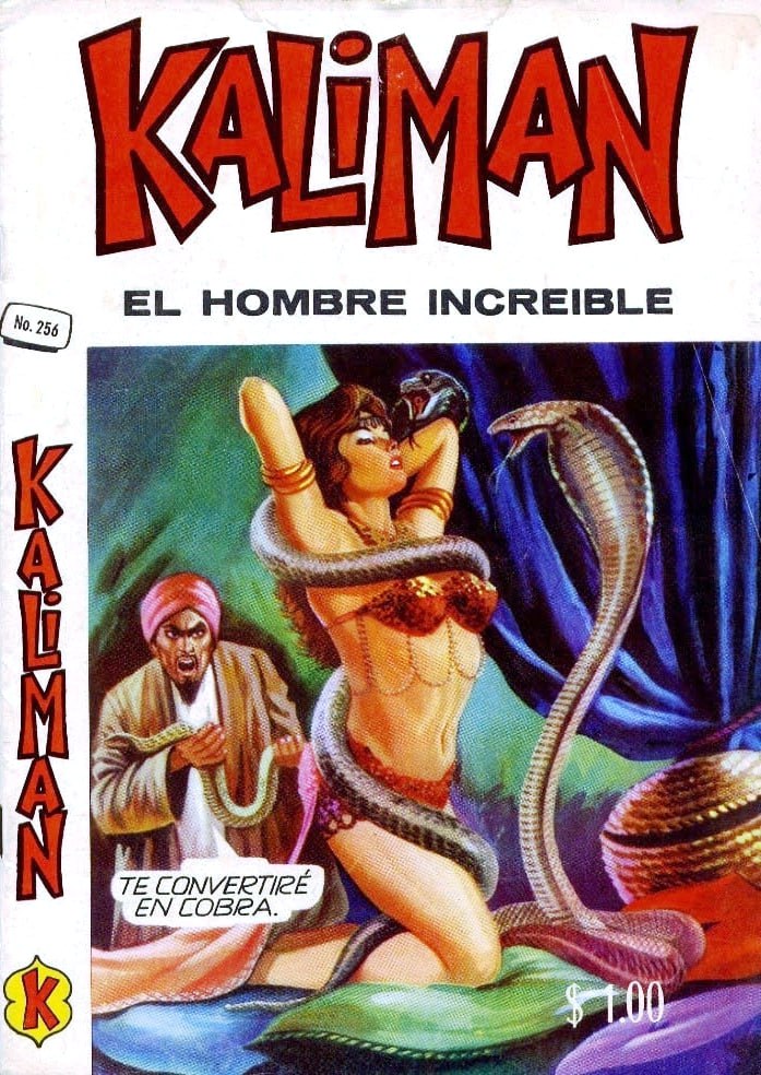Portada ampliada de KALIMAN EL HOMBRE INCREIBLE