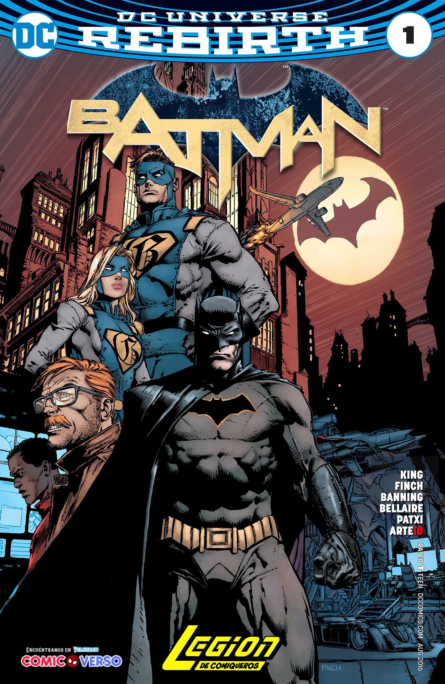Portada ampliada de BATMAN