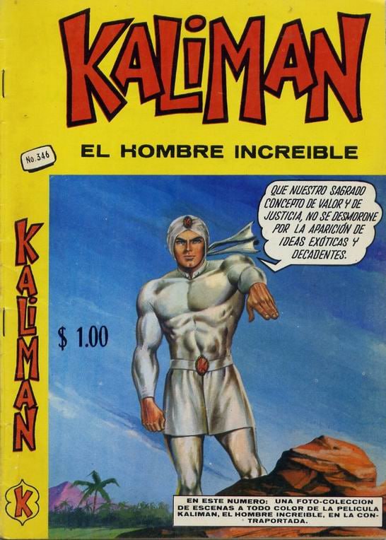 Portada ampliada de KALIMAN EL HOMBRE INCREIBLE