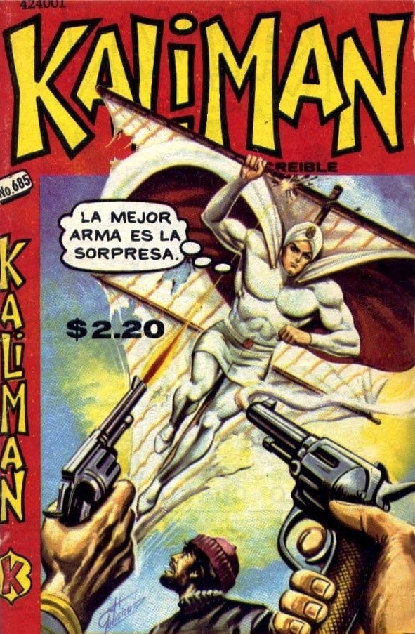 Portada ampliada de Kaliman