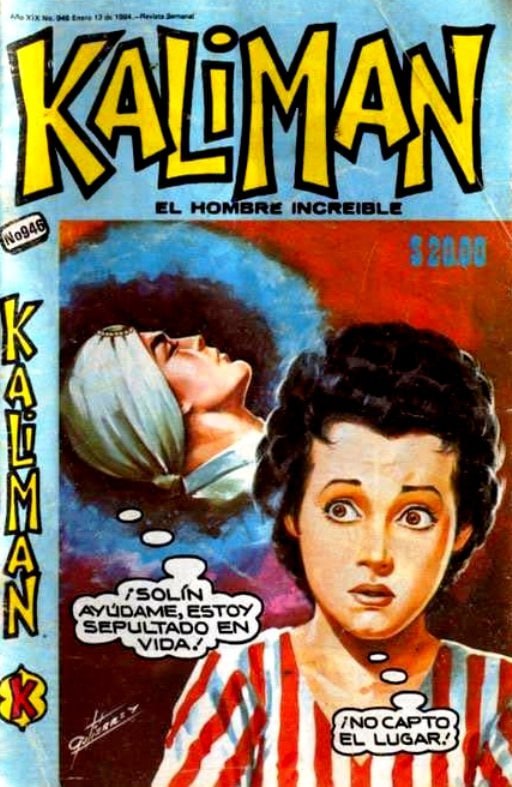 Portada ampliada de KALIMAN EL HOMBRE INCREIBLE