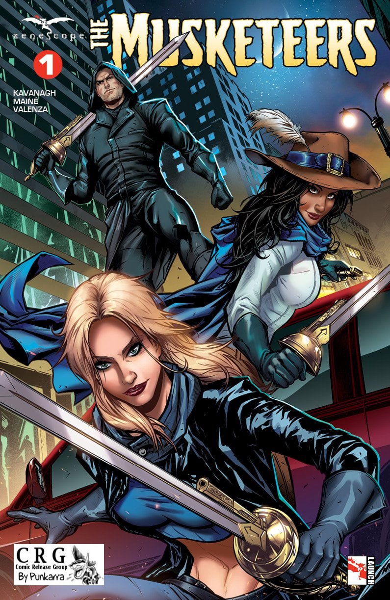 Portada ampliada de THE MUSKETEERS