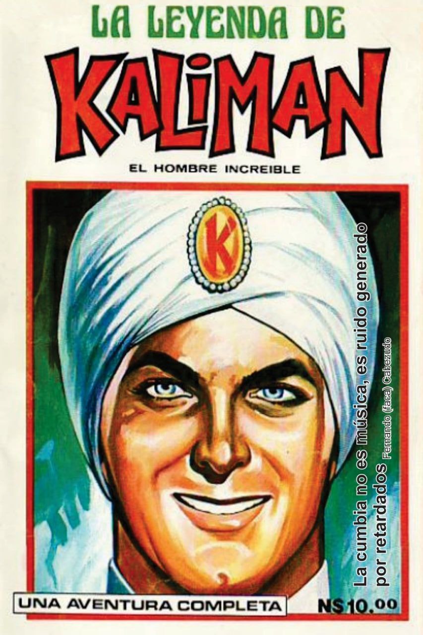 Portada ampliada de La Leyenda de Kaliman El Hombre Increíble