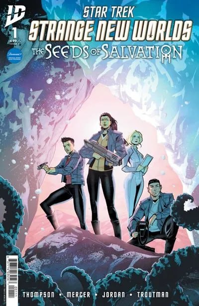 Portada ampliada de STAR TREK STRANGE NEW WORLDS THE SEEDS OF SALVATION