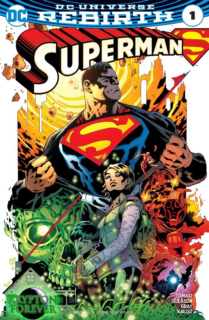 Portada ampliada de SUPERMAN