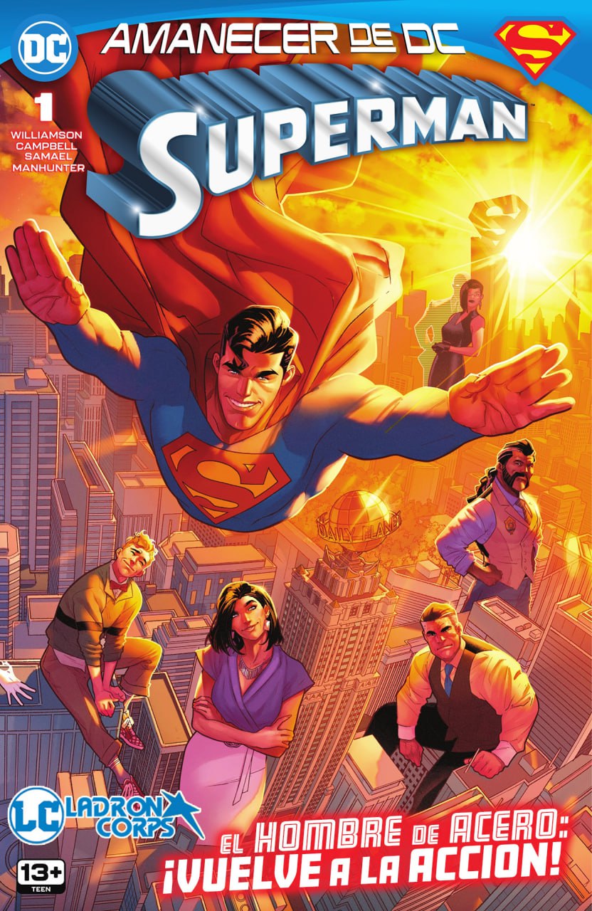 Portada ampliada de SUPERMAN
