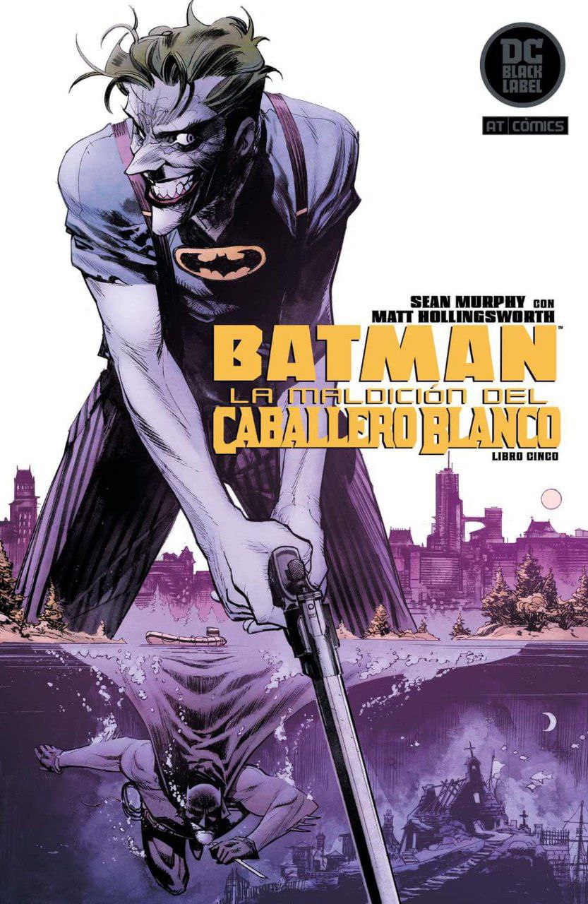 Portada ampliada de BATMAN LA MALDICIÓN DEL CABALLERO BLANCO