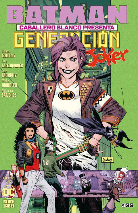 Portada ampliada de BATMAN CABALLERO BLANCO PRESENTA GENERACION Joker