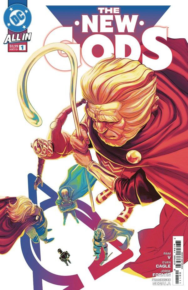 Portada ampliada de THE NEW GODS