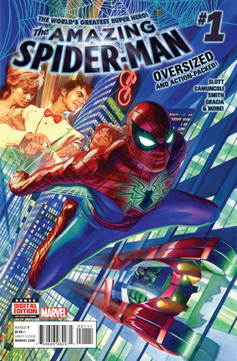 Portada ampliada de The Amazing Spider-Man
