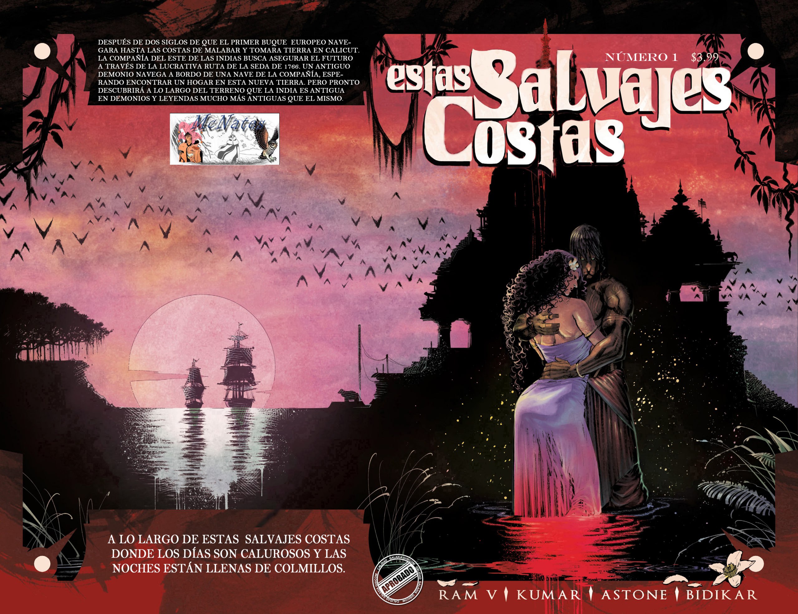 Portada ampliada de estas Salvajes Costas