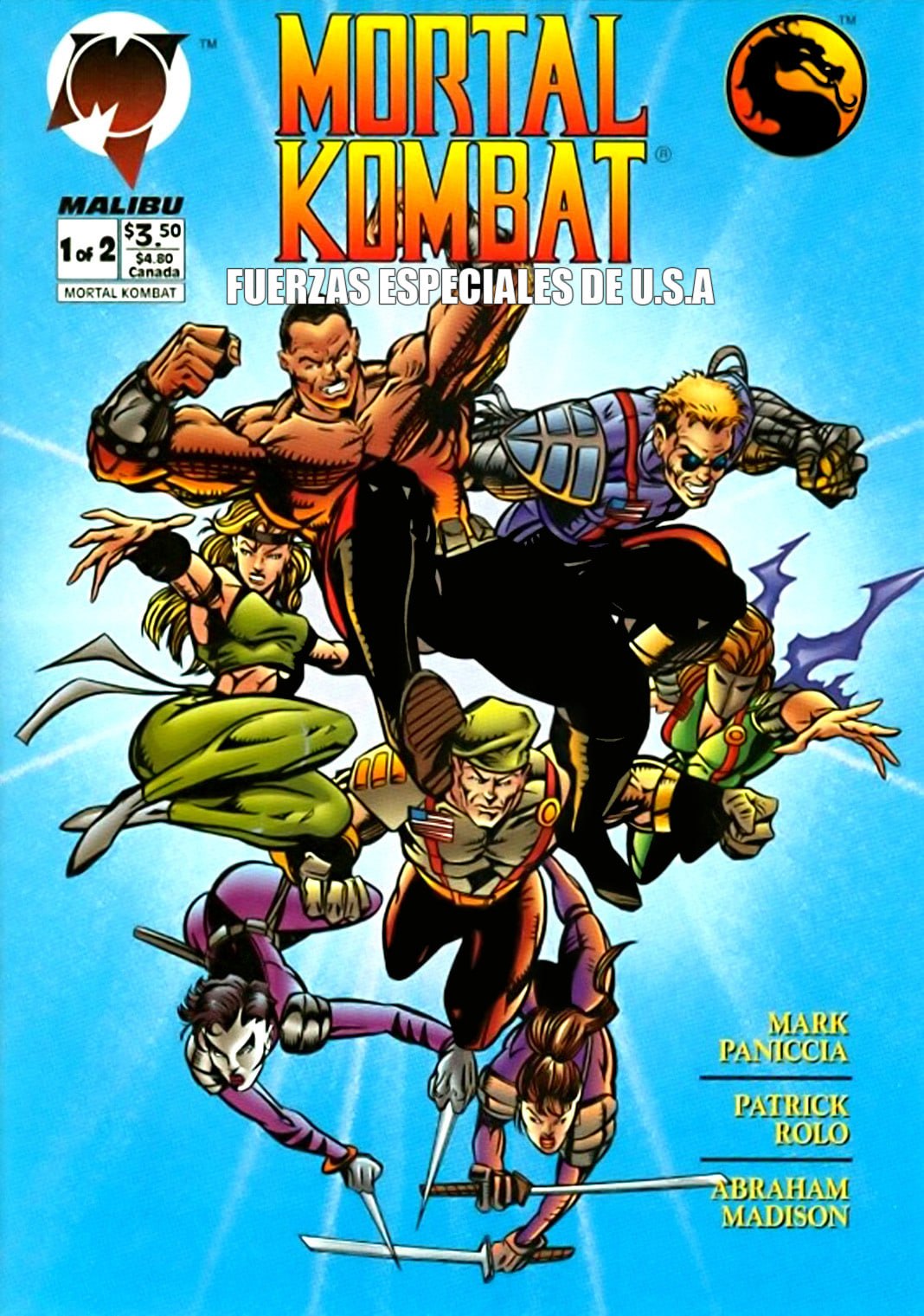 Portada ampliada de Mortal Kombat