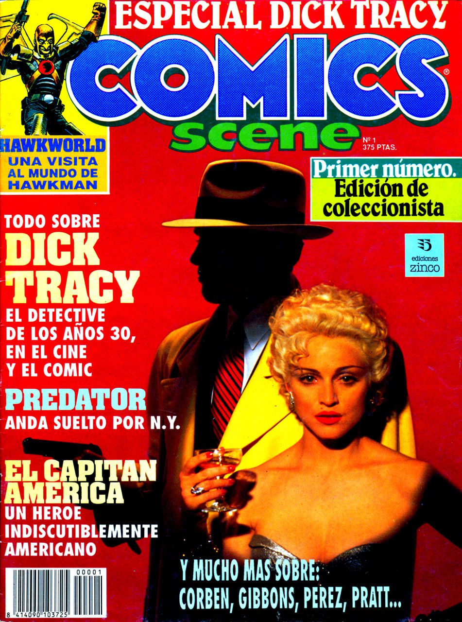 Portada ampliada de COMICS scene