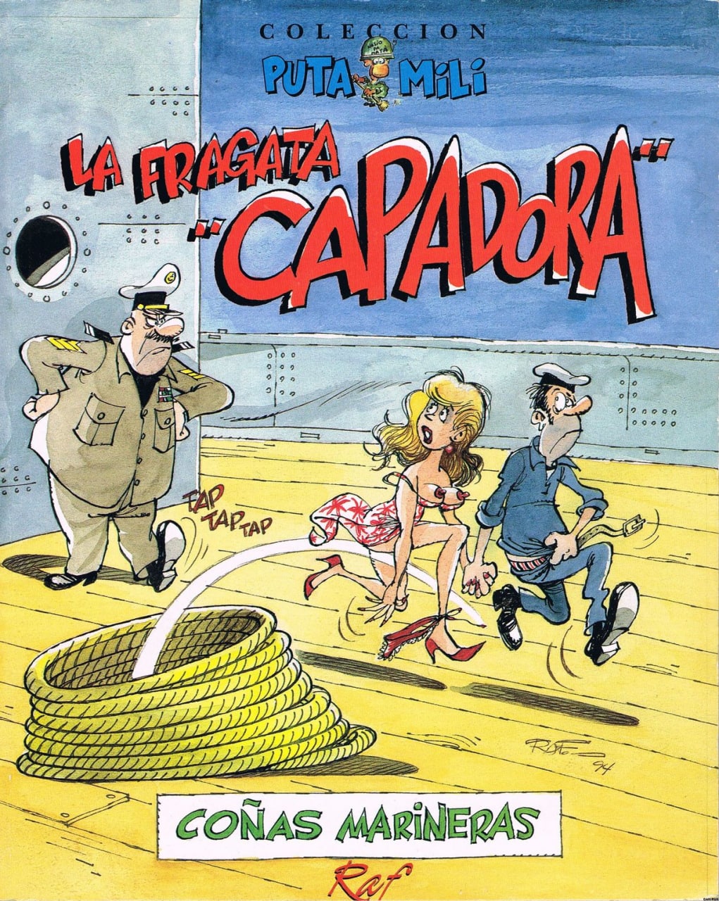 Portada ampliada de La fragata capadora